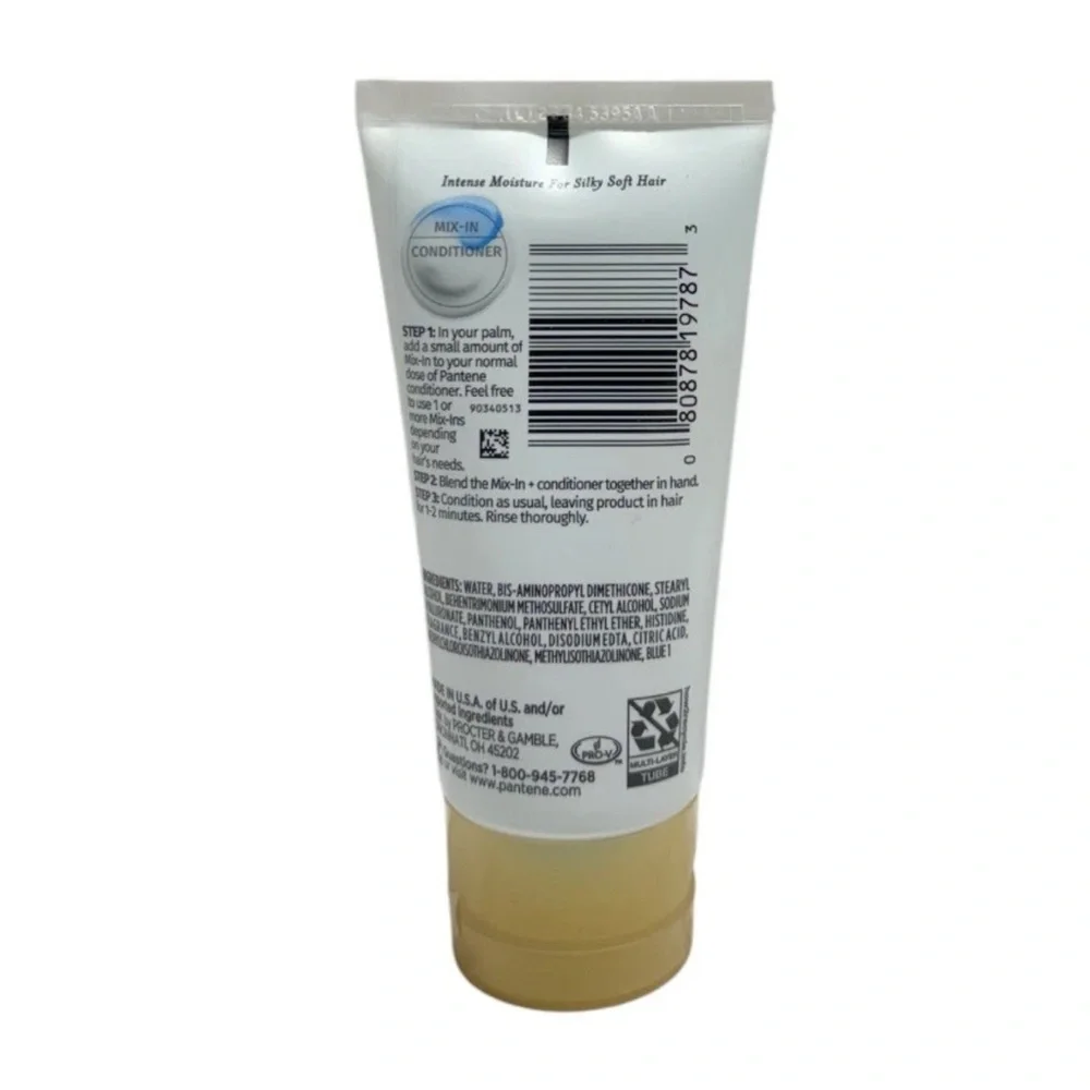 (6) Pantene Pro-V Hydrate Mix-In + Hyaluronic Acid Conditioner Mix In 2.5 oz